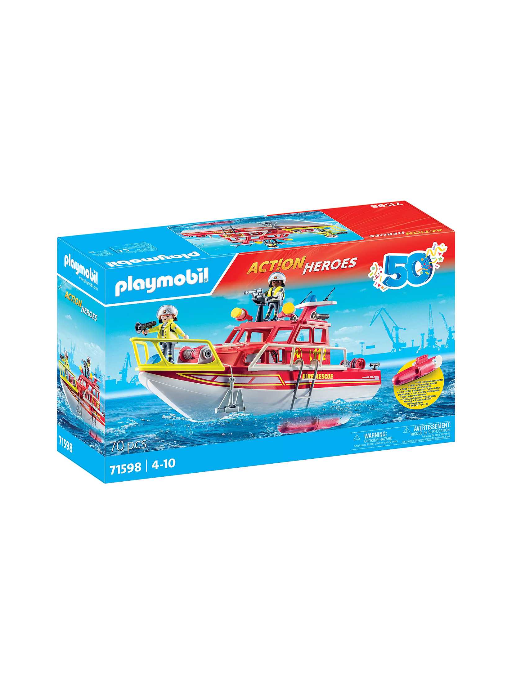 Playmobil 50 ปี เรือกู้ภัยดับเพลิง PM-71598-24