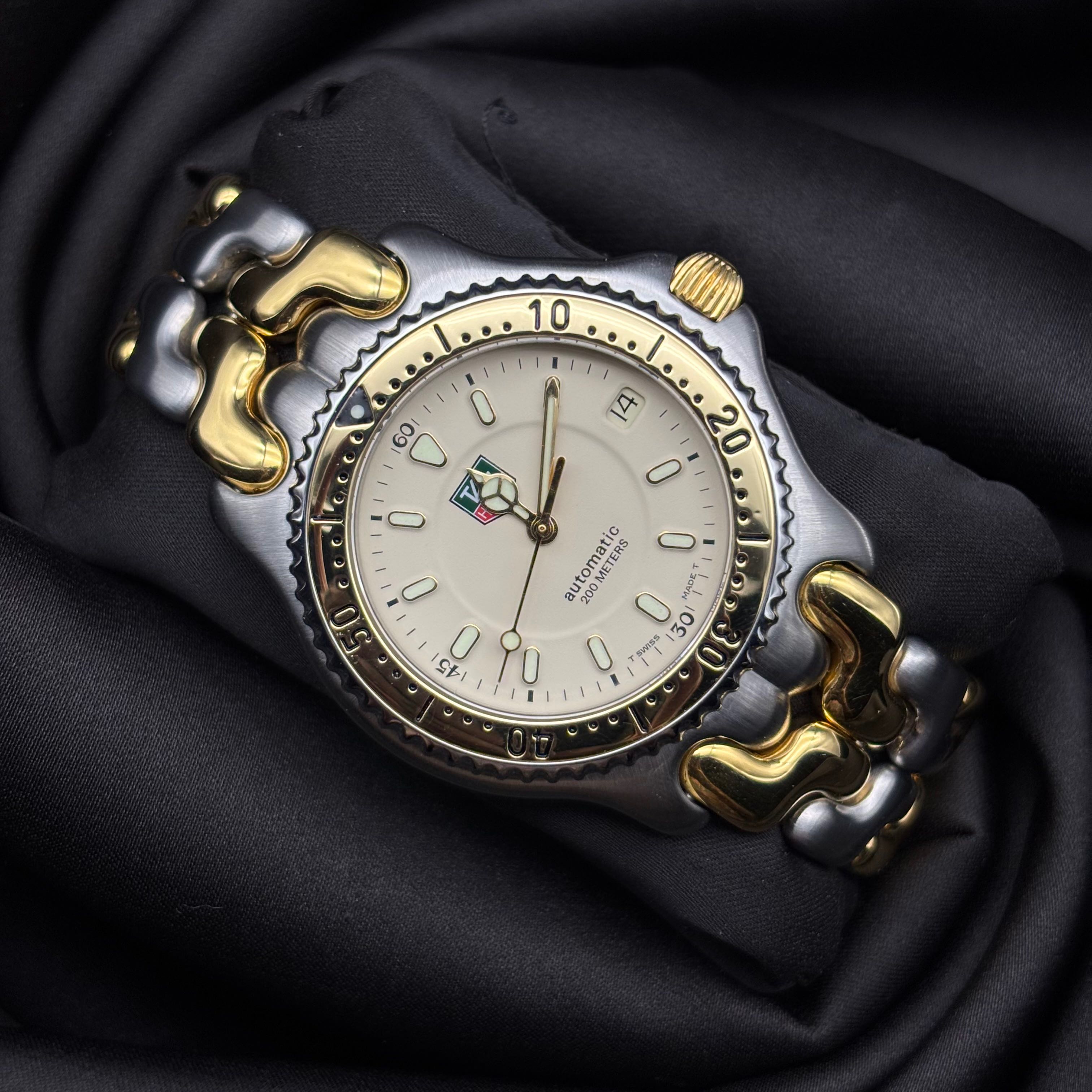 Tag Heuer King 18k ก้างปลา 2ชั้น Auto