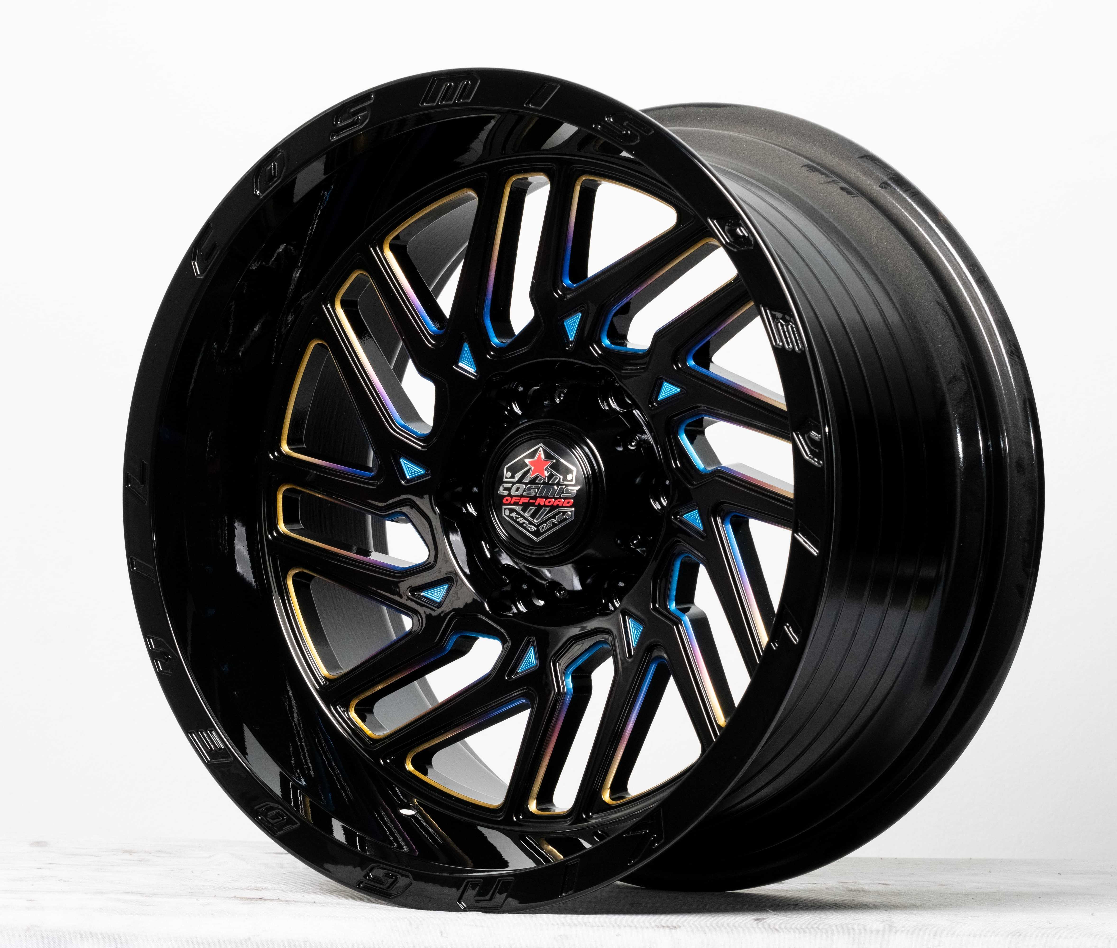 แม็กซ์ KING-DEVIL 16X9.0 6X139.7 ET0 CB.106 TITANIUMBLACK (สีไทเทเนียมแบล็ค)Custom