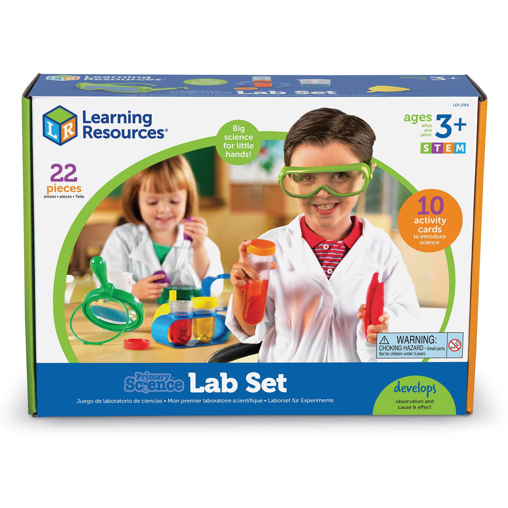 Learning Resources, Primary Science Lab Set ชุด ห้องทดลองวิทย์เบื้องต้น ของเล่นเด็ก 3 ปีขึ้นไป