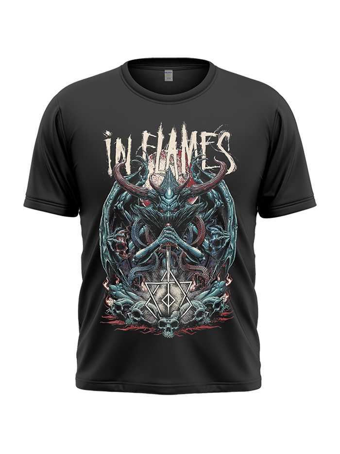 IN FLAMES MEN’S TEE : KALI