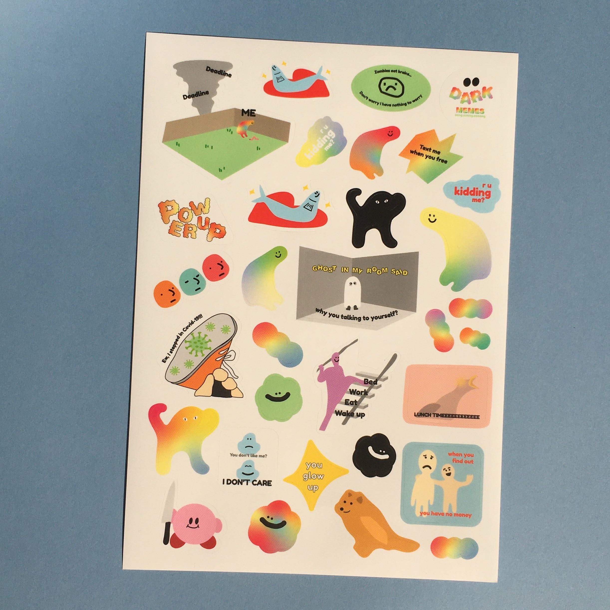 Dark memes sticker vol.2