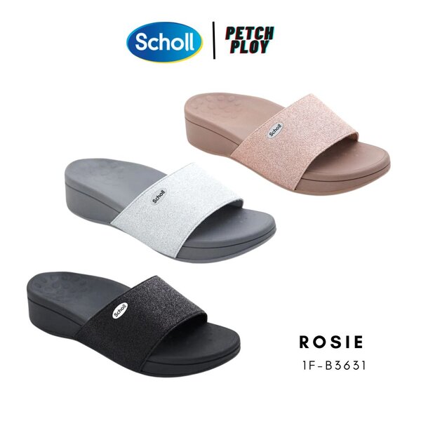 Scholl รุ่น Rosie โรซี่ 1F-B363 รองเท้าสกอลล์ผู้หญิง เทคโนโลยี Biomechanics