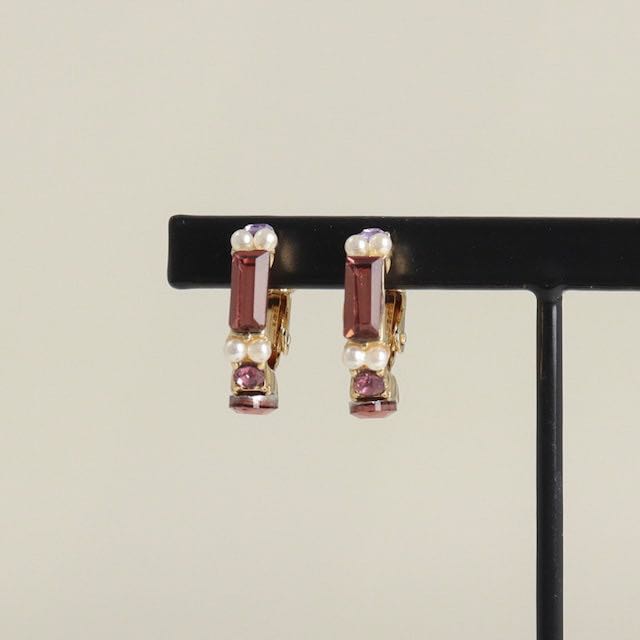 JP ห่วงพลอยม่วงมุก แป้นสกรูญี่ปุ่น