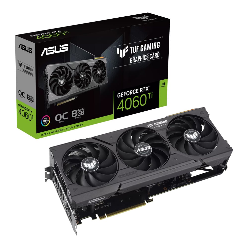 ASUS TUF GAMING GEFORCE RTX 4060 TI 8GB GDDR6 OC EDITION (TUF-RTX4060TI-O8G-GAMING)