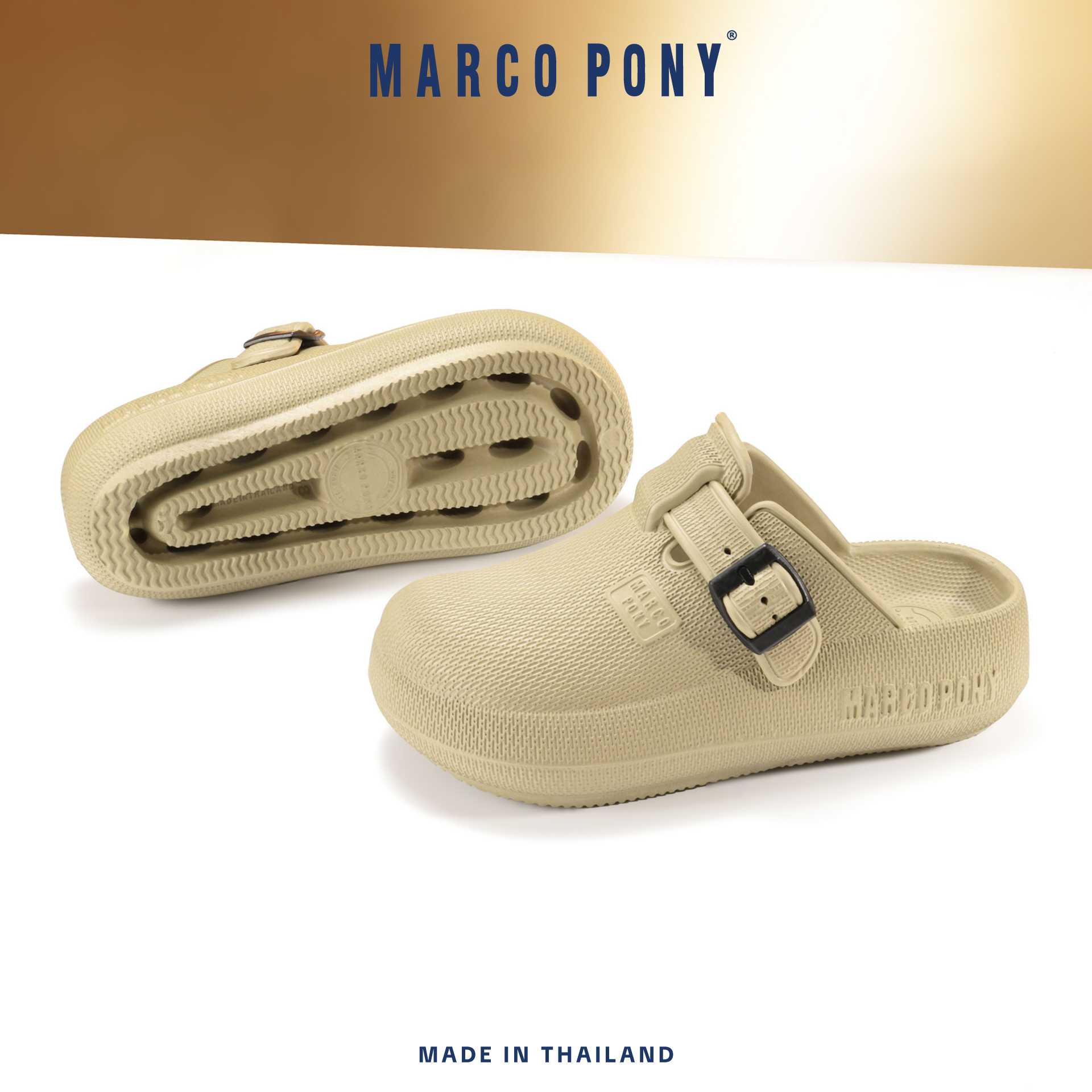Marco Pony รุ่น MH9029 รองเท้าเปิดส้น พื้นนิ่มใส่สบาย Size 36-41