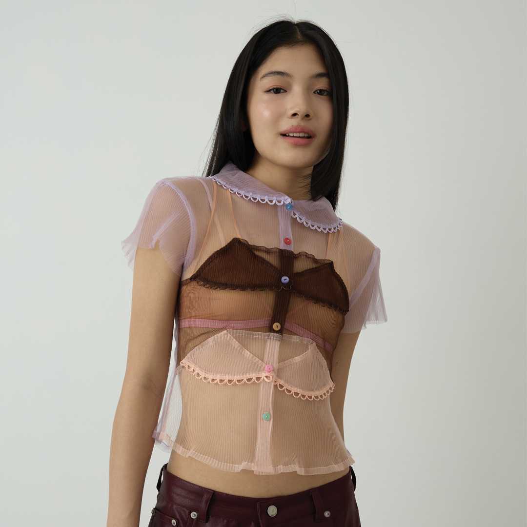 BLACKDOG BKK - Triple collar shirt เชิ้ตแขนสั้นคอบัว - AW2508