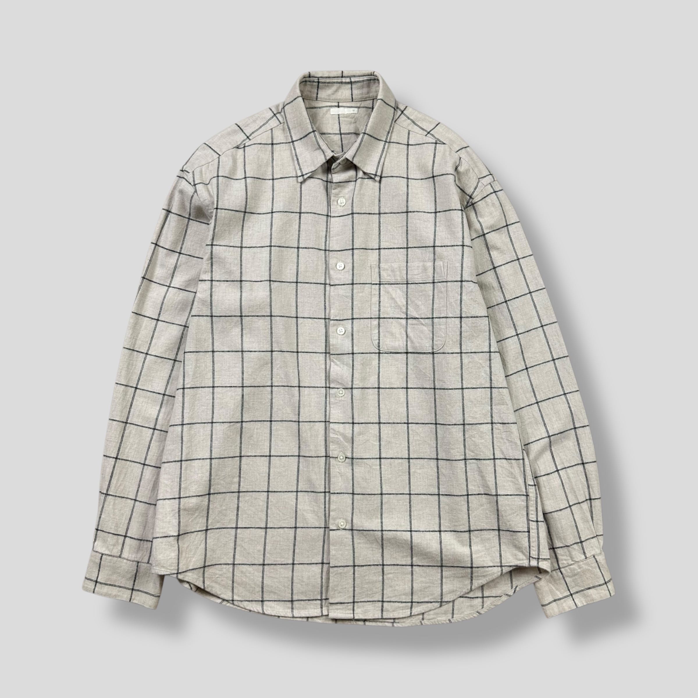 GU FLANNEL POCKET SHIRT 