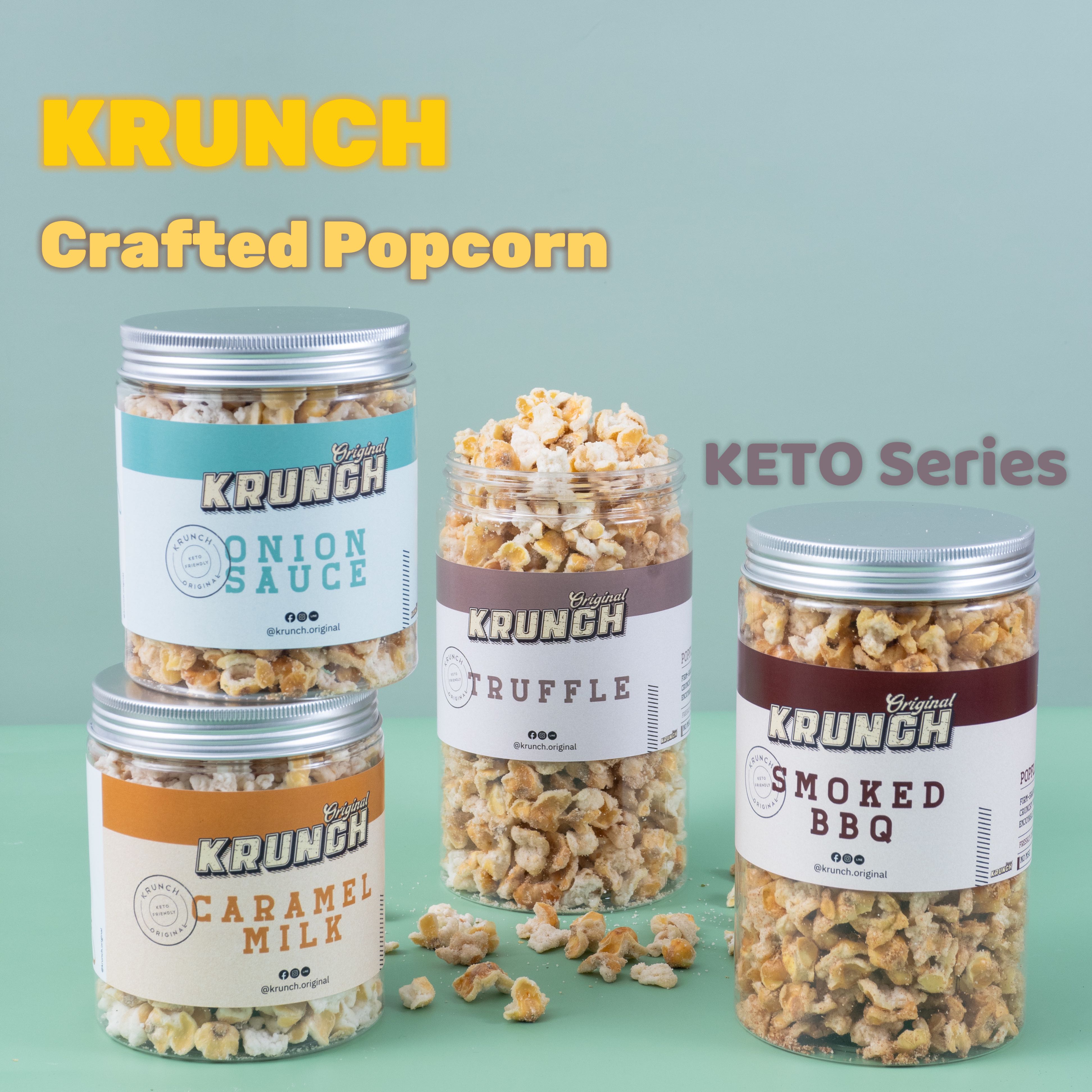 Popflake แบบกระปุก KETO Series