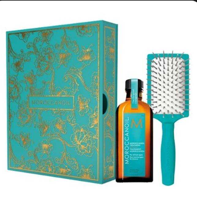 Moroccanoil set ชุดน้ำมันสูตร original 100ml แถมฟรีหวี Moroccanoil 1ชิ้น
