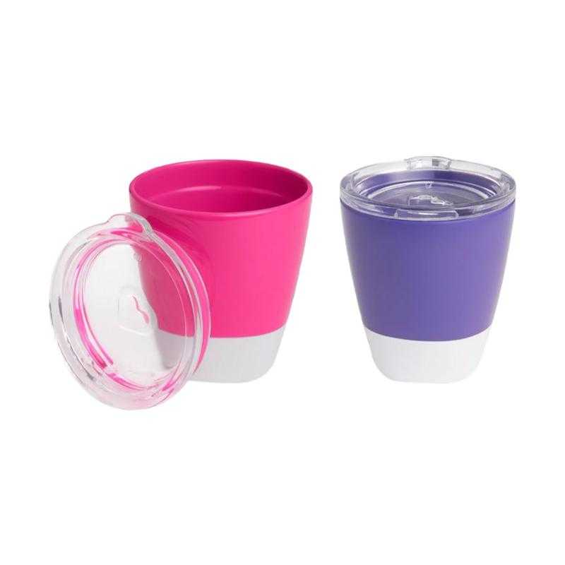 #แก้วหัดดื่ม Munckin : MNK11425 Splash Cups & Trainer Lids - 2pk