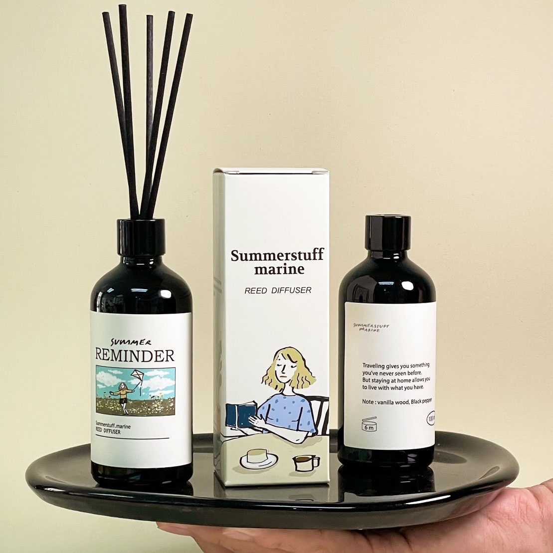 Summerstuff.marine - REED DIFFUSER กลิ่น SUMMER REMINDER (100 ml) - ก้านไม้หอมปรับอากาศ