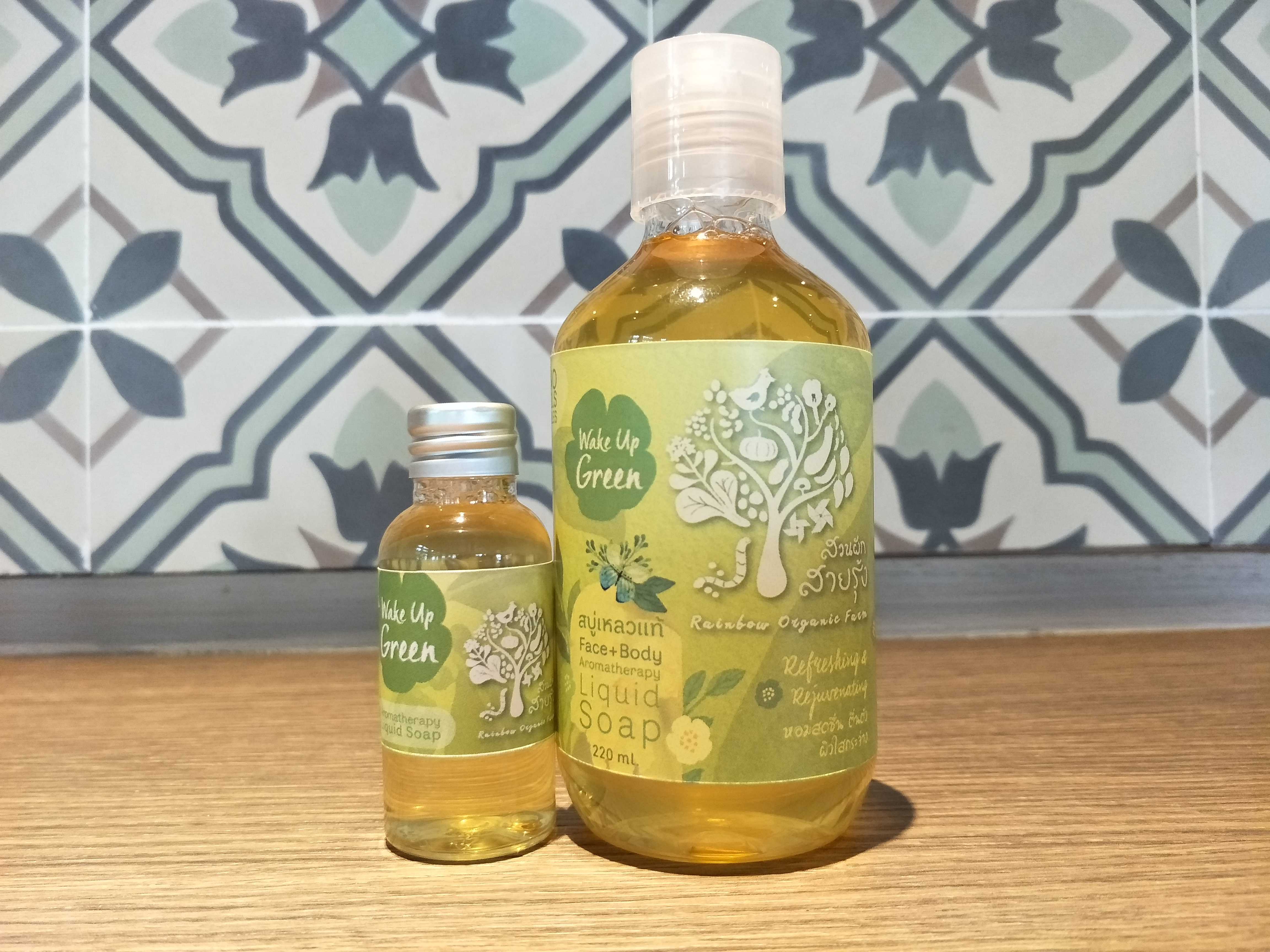 สบู่เหลว Aromatherapy กลิ่น Wake Up Green 200 มล. (หัวปั๊ม)