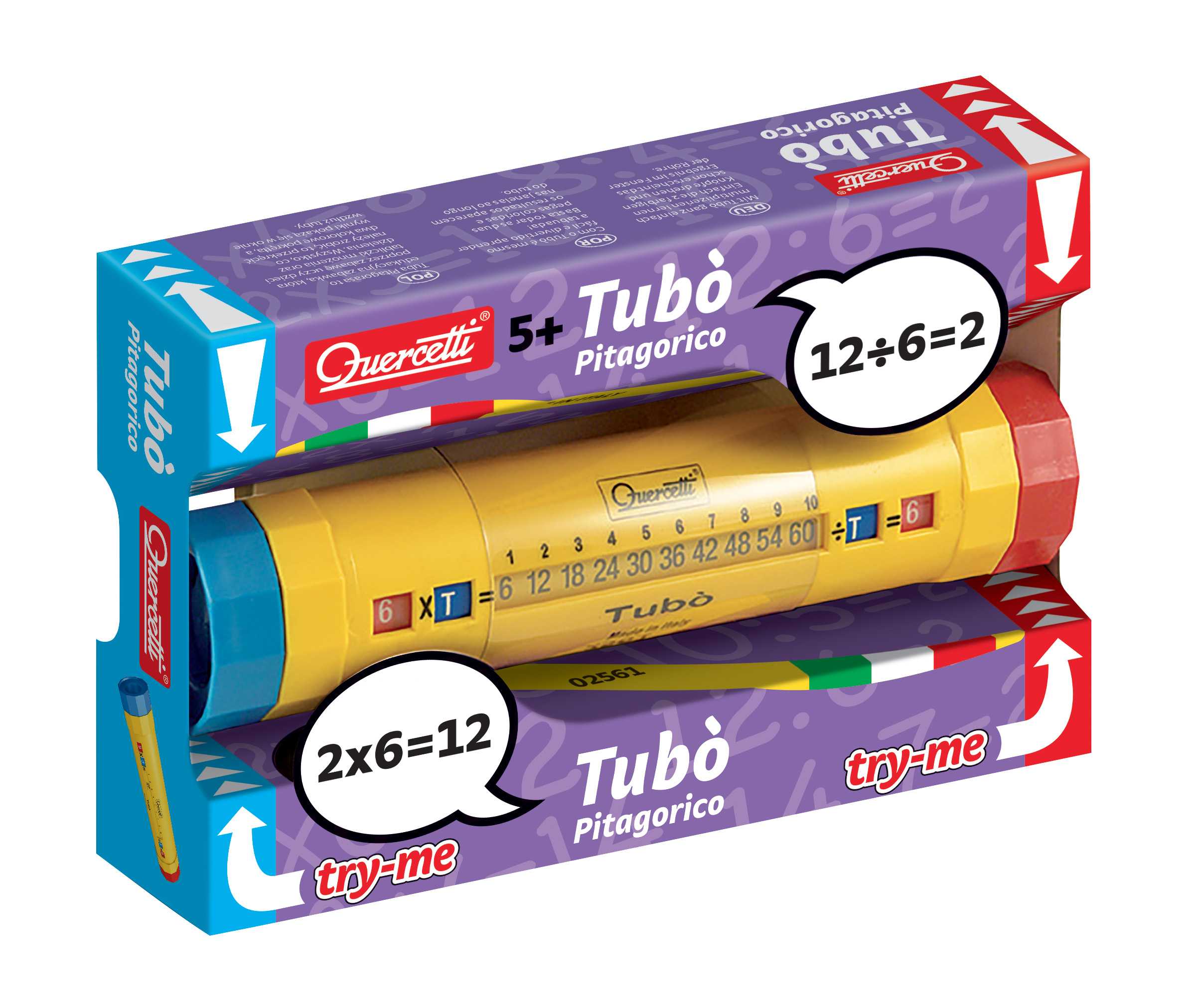Quercetti Tubò Pitagorico กระบอกคำนวณพีทาโกรัส
