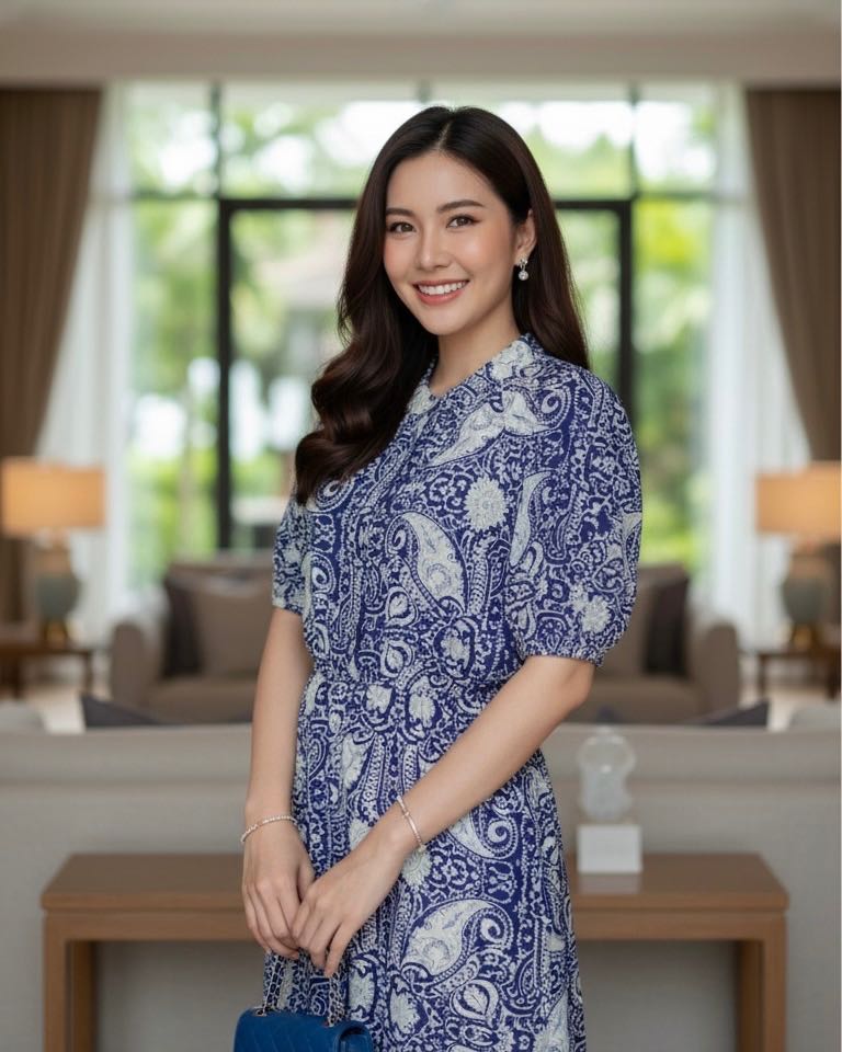  #BJpaiBlueDress250353 (690THB) 