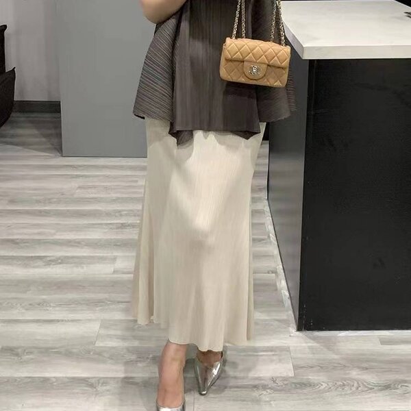 2MUAY รุ่น GJO2909 กระโปรงผู้หญิง กระโปรงพลีทคุณภาพ 14สี FREE SIZE MERMAID PLEATED SKIRT