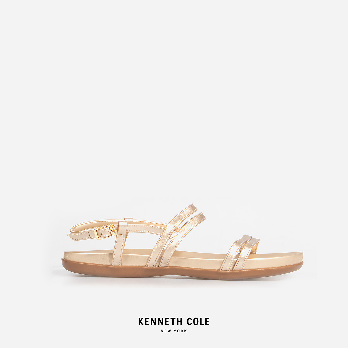 KENNETH COLE รองเท้าแตะผู้หญิง รุ่น OLIVIA GOLD สีทอง ( SAN - RF81042SY-710 )