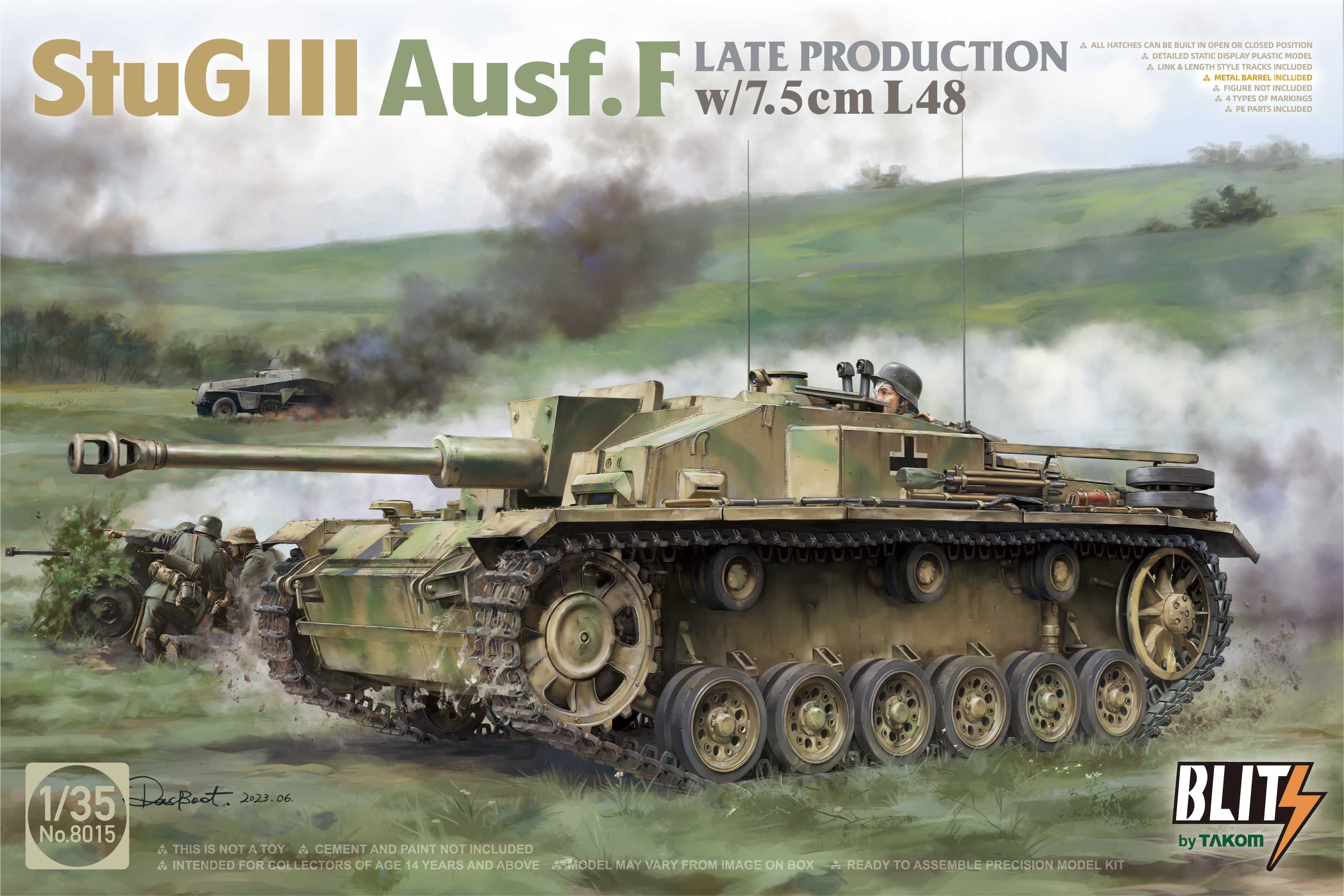 1/35 StuG III Ausf.F LATE PRODUCTION w/7.5cm L48