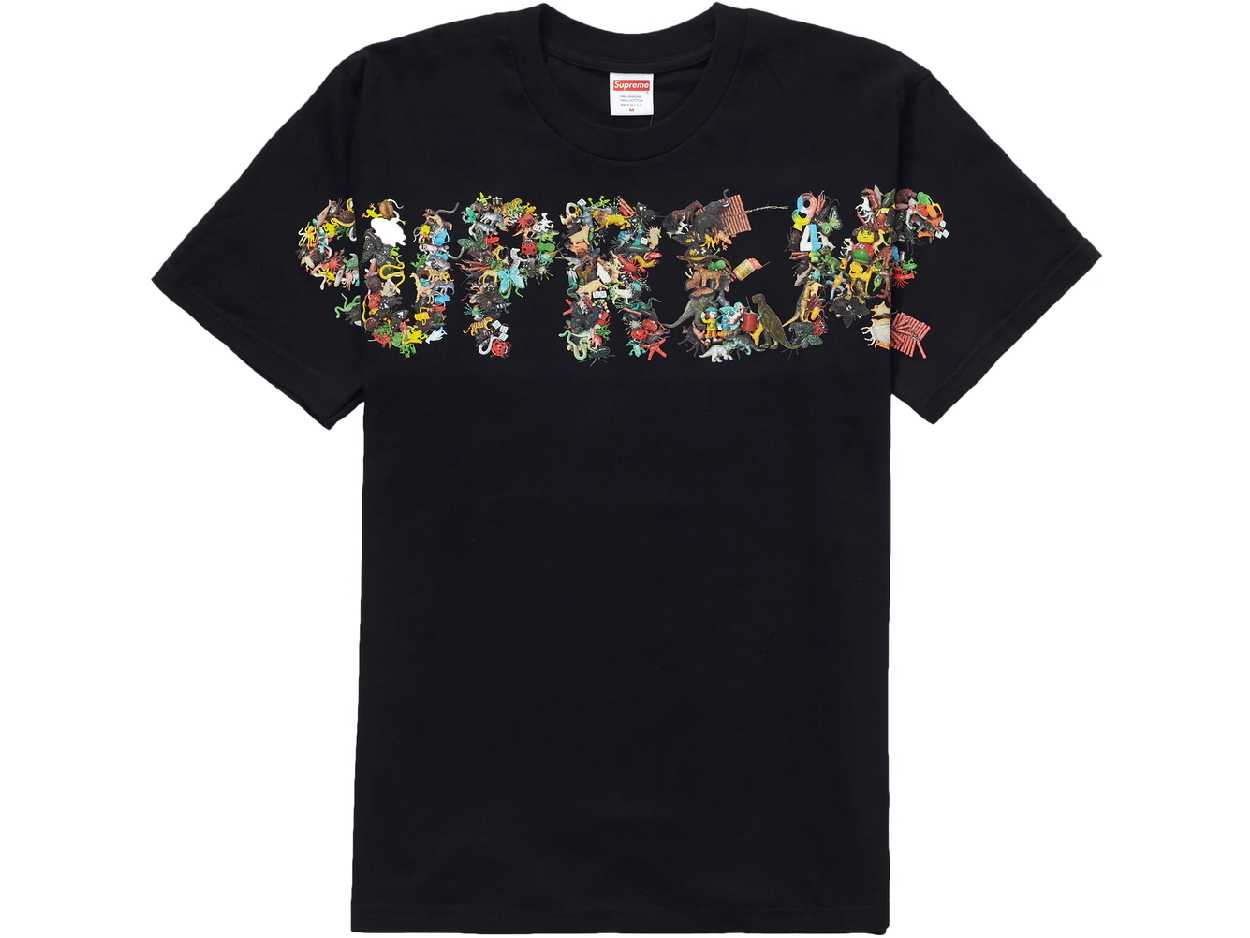 Supreme Toy Pile Tee (BLACK)