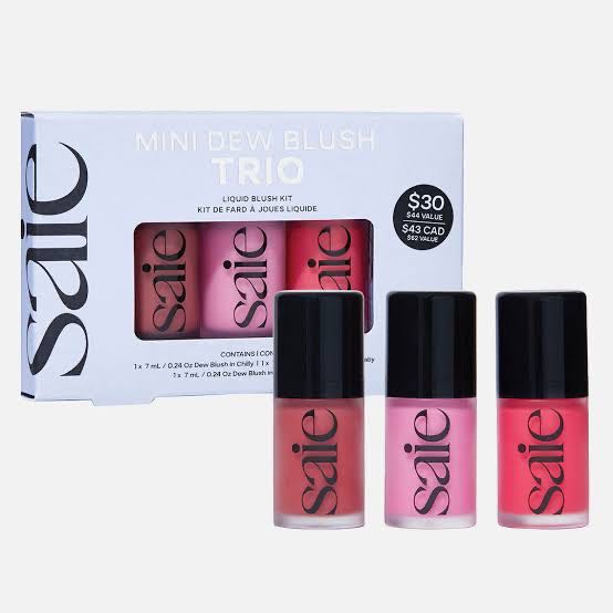 Saie Mini Dew Blush Trio Set ( 7ml. x3 ) New Limited Edition