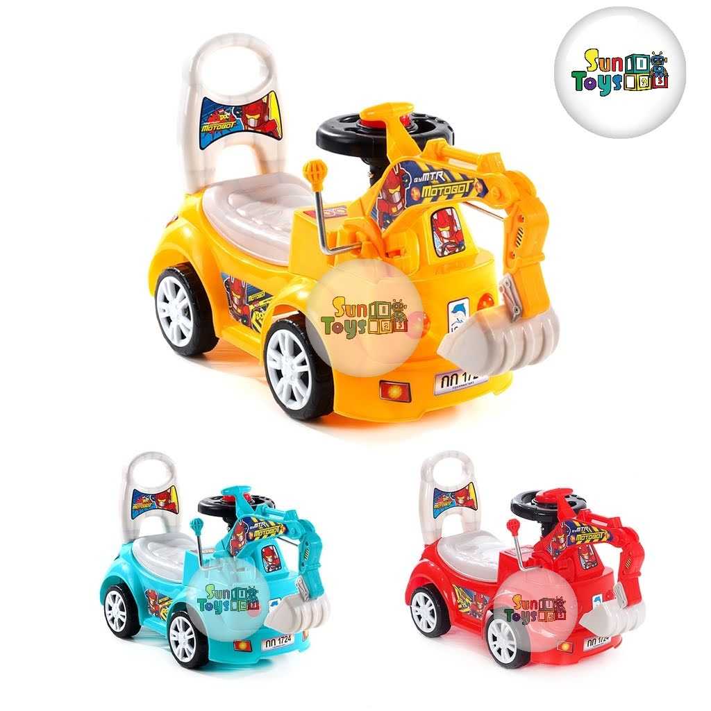 แมคโครขาไถ Autobot ลิขสิทธิ์แท้ โยกตักได้