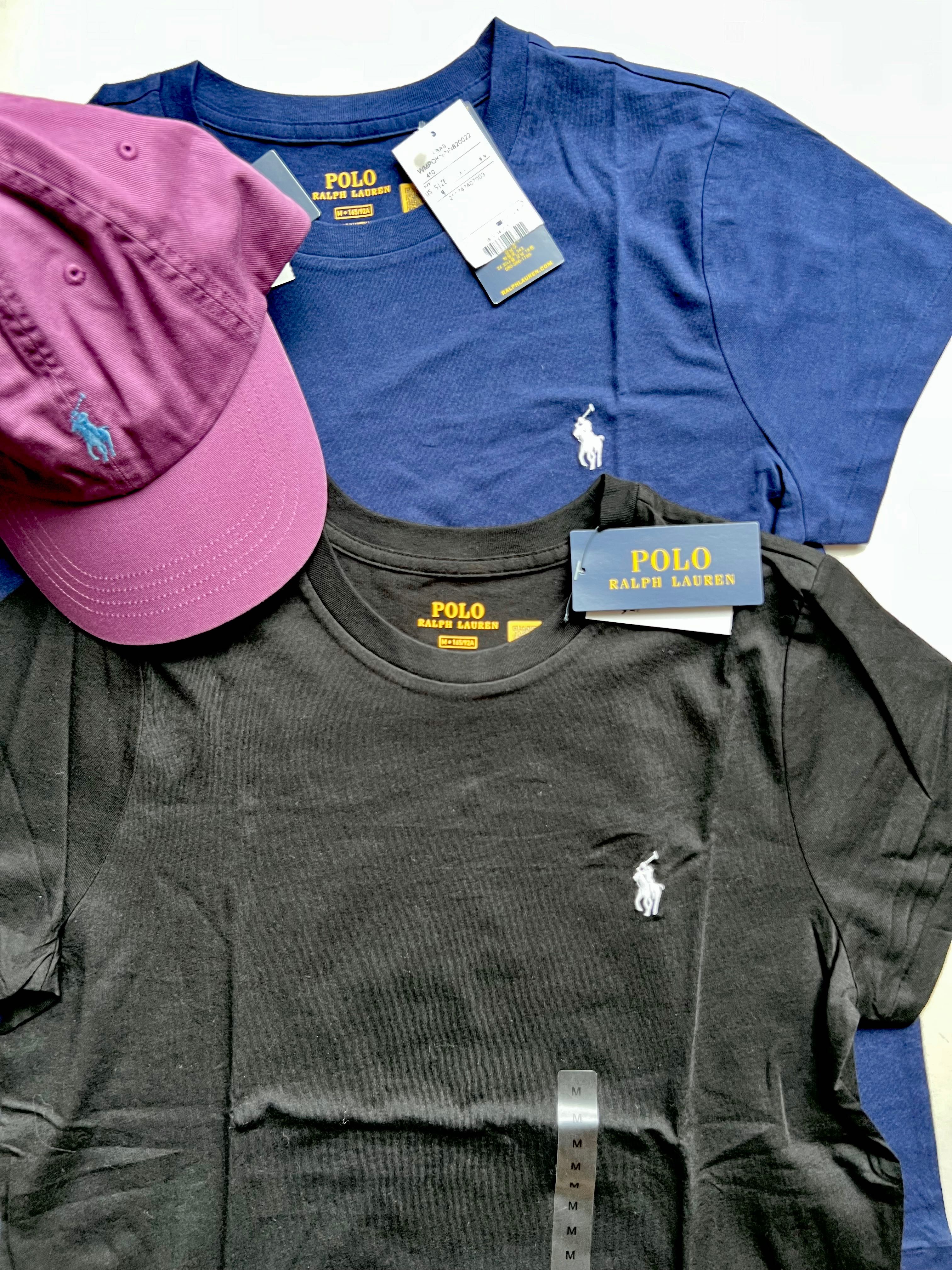 🇯🇵Polo Ralph Lauren Basic T-Shirt เสื้อยืดผ้าเนื้อบางแบบใส่สบาย Size M / XL