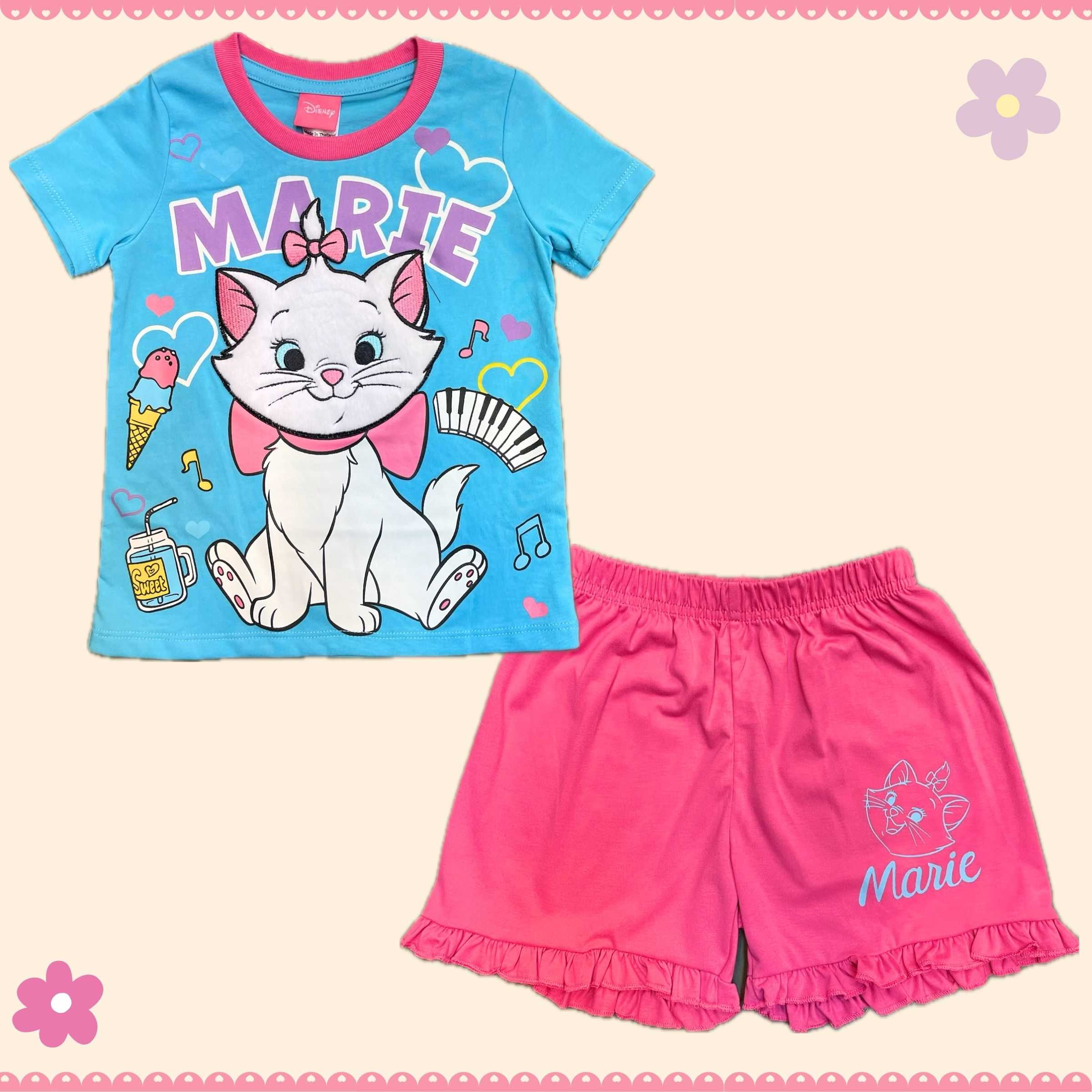 Marie Set Baby Blue/Pink Size 1
