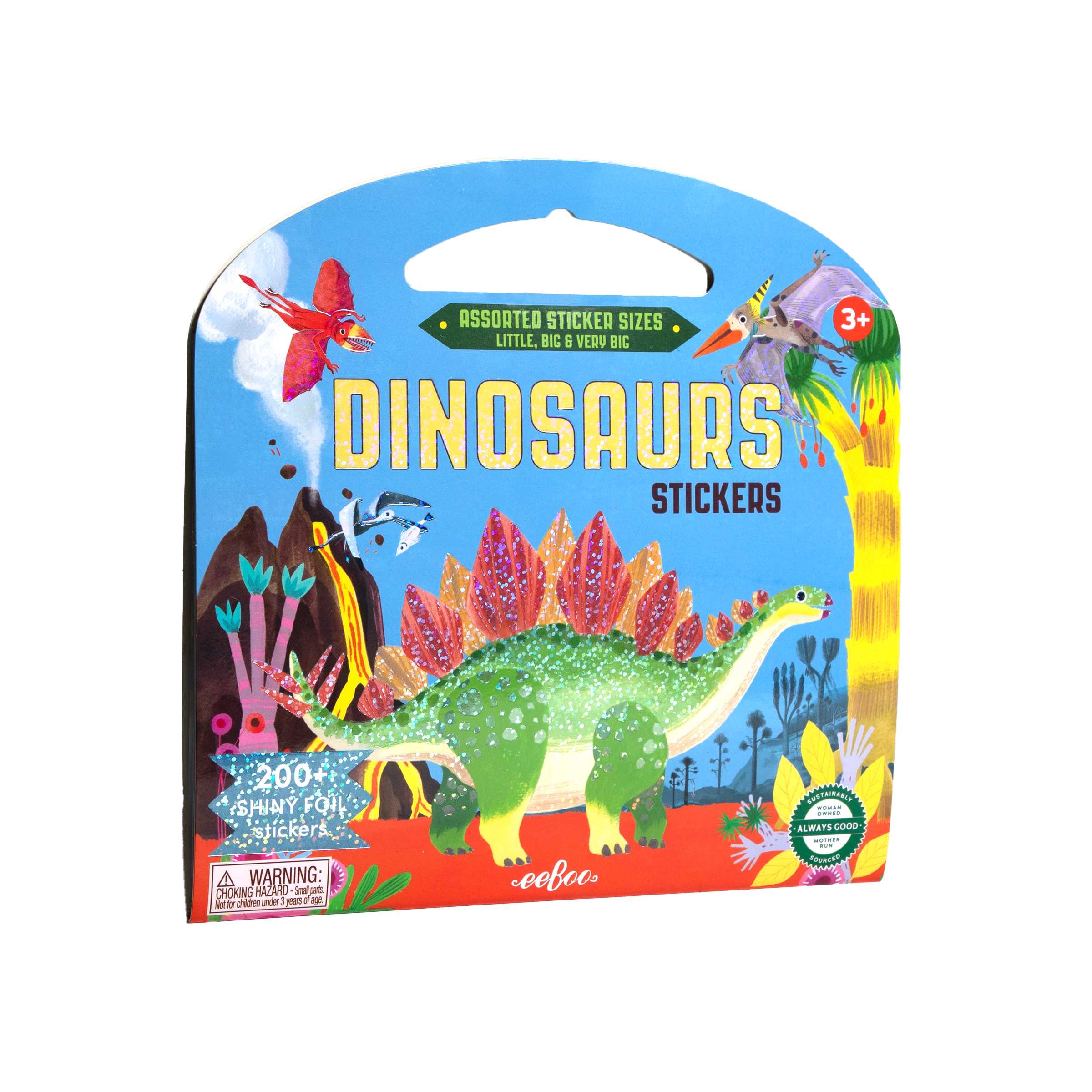 eeBoo Dinosaurs Shiny Sticker Book ชุดสติกเกอร์ลายไดโนเสาร์