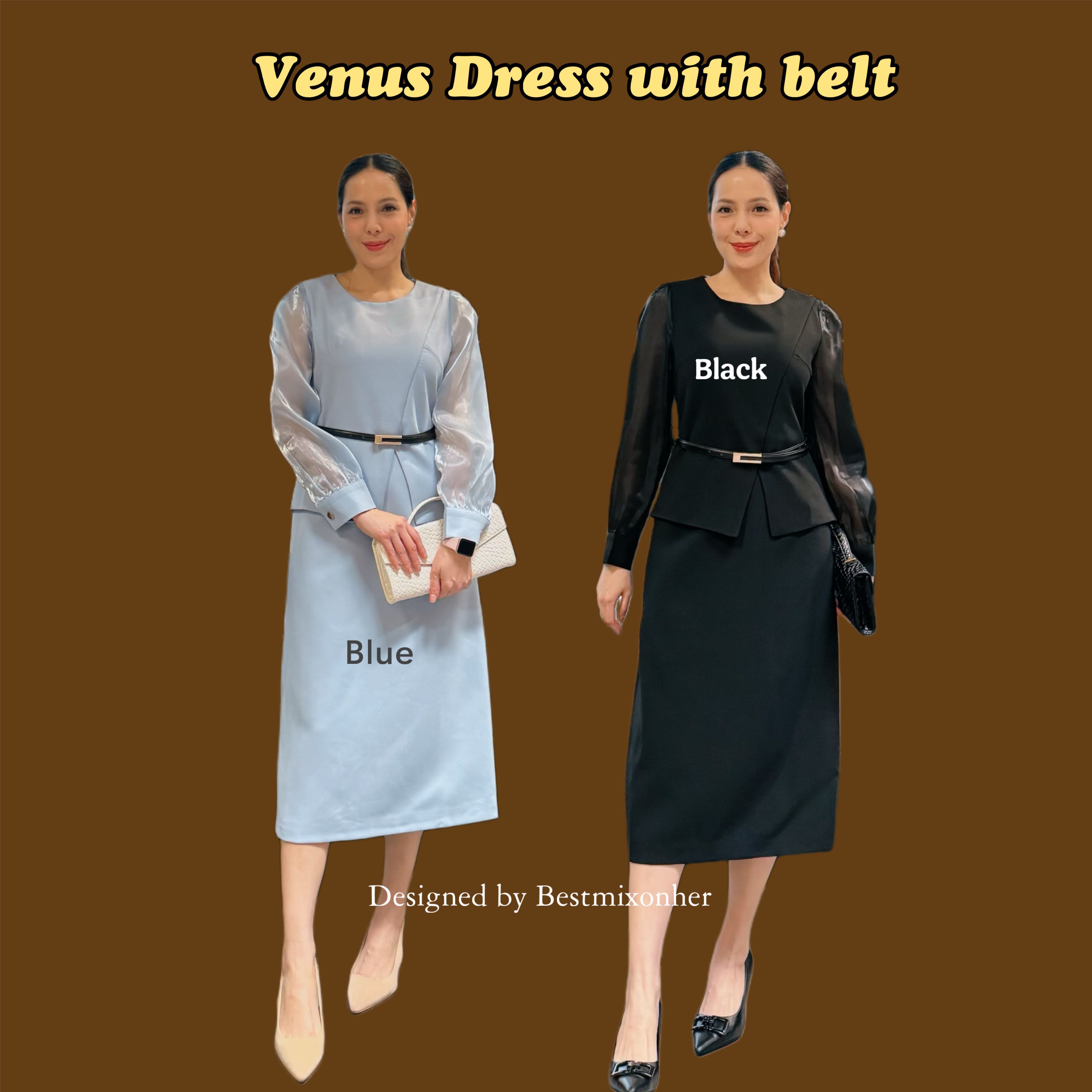 Venus Dress with belt 
