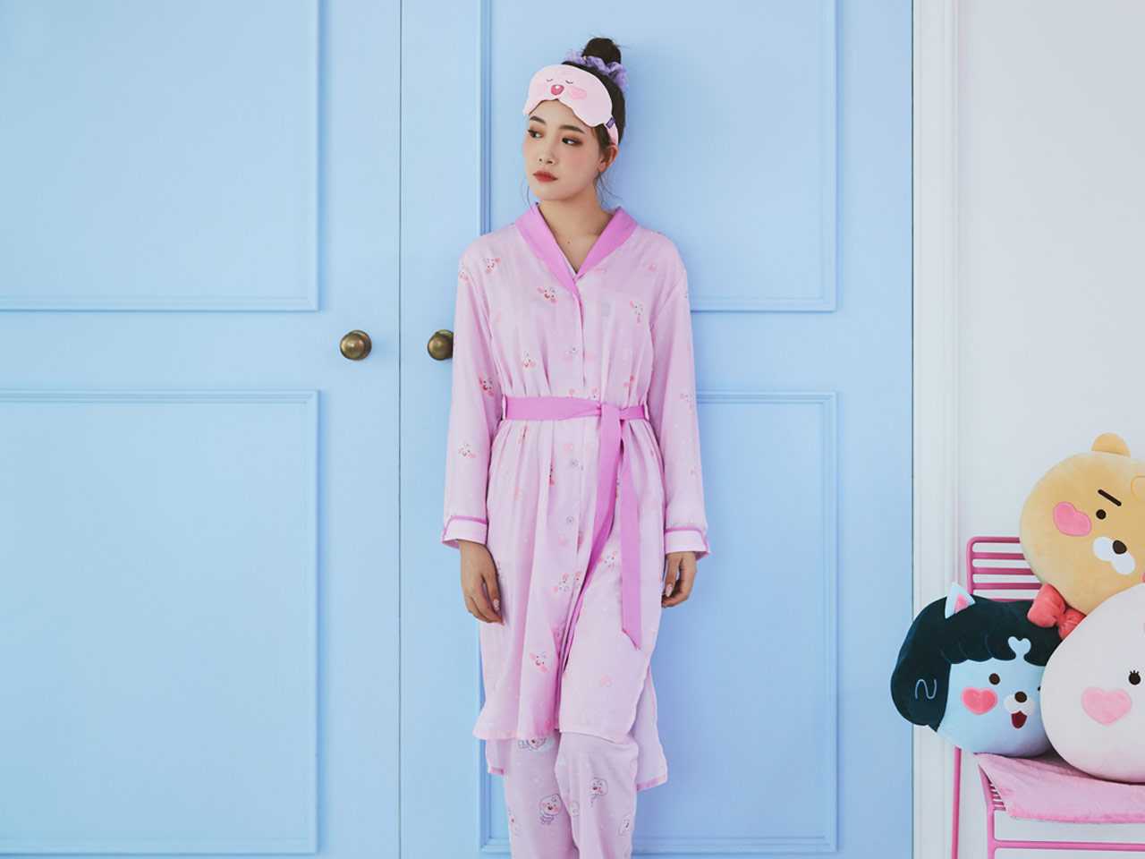 ( พร้อมส่ง ) Twice Edition Robe Apeach เสื้อคลุมเอพีช
