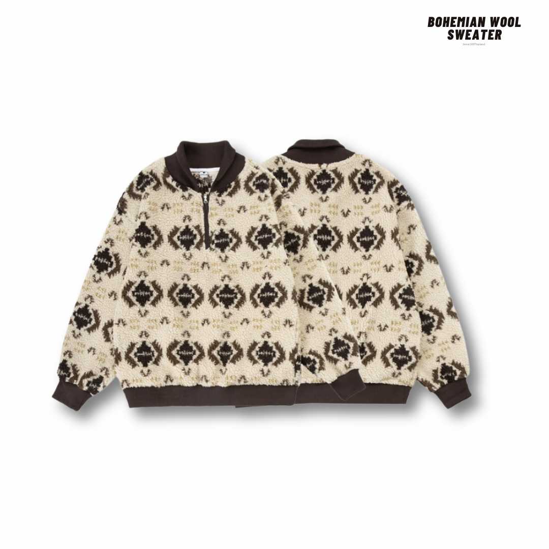 Jeera168 | Bohemian Wool Sweater  (พรีออเดอร์)