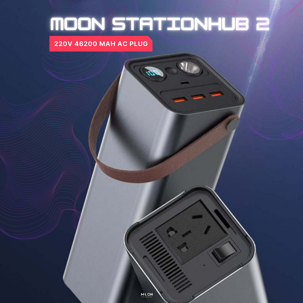 |Moon Stationhub Yoobao version 2 | #แหล่งพลังงานสำรองพกพาได้🔌🖤 #อัพเกรดคุณภาพราคาเท่าเดิม