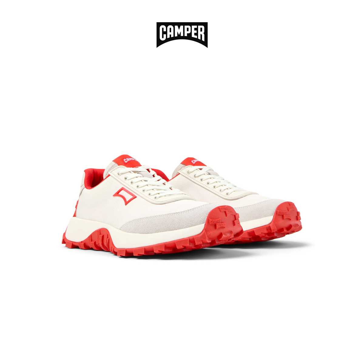 CAMPER รองเท้าผ้าใบ ผู้หญิง รุ่น Drift Trail สีขาว ( SNK -  K201462-034 )