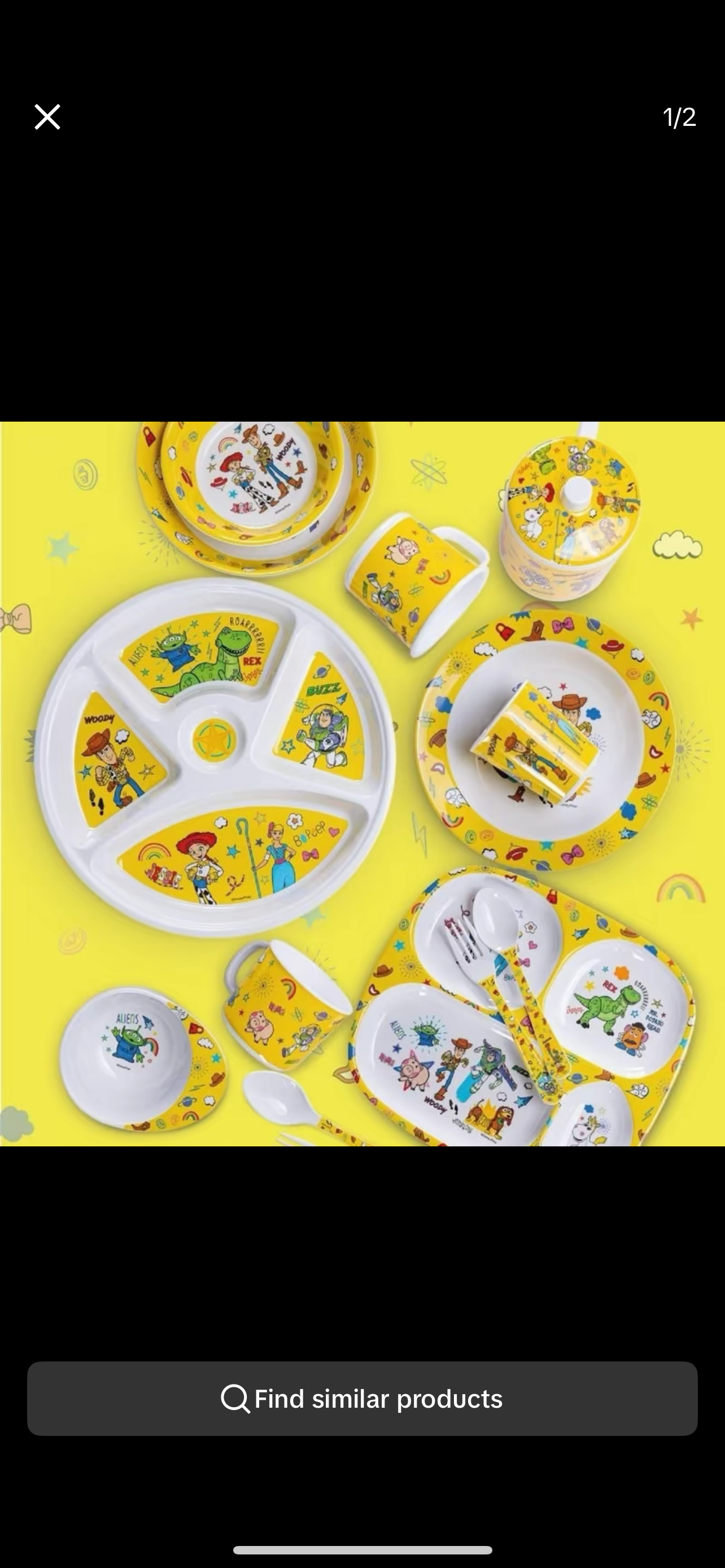 Preorder12-15วัน-(วัสดุ เมลามีนเกรดอาหาร) ลิขสิทธิ์แท้ เซ็ททานถ้วยจาน Toystory