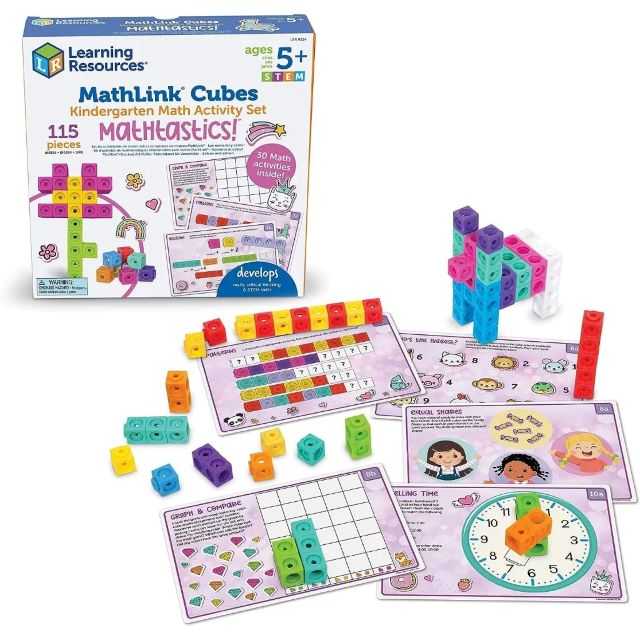 [อายุ 5+] ชุดเรียนรู้คณิตศาสตร์ ลูกบาศก์แฟนตาซี [Learning Resources]