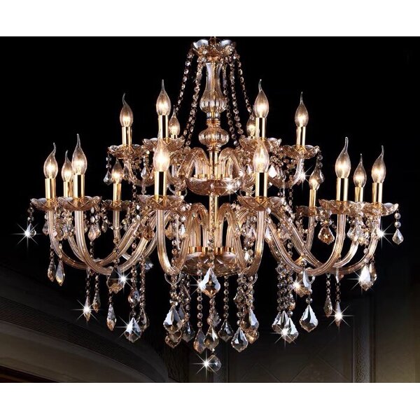 CT001A016 SOTMIA GOLD CHANDELIER โคมไฟ โคมไฟระย้าคริสตัล โคมระย้าวินเทจ โคมไฟเพดาน โคมระย้าห้องอา...