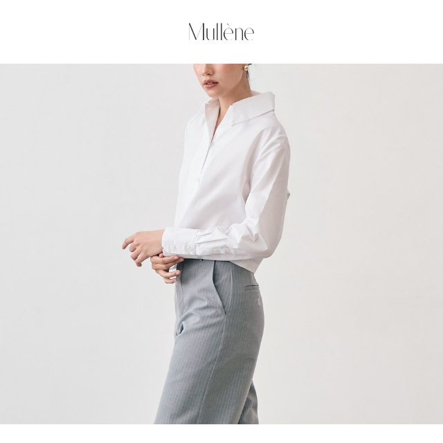 [Mullène] Allen Shirt / WHITE