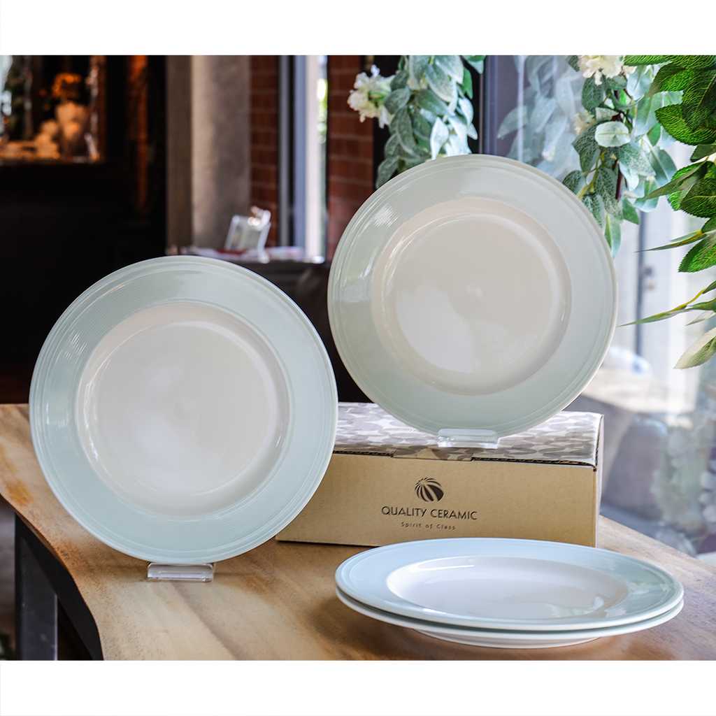 ชุดจาน 21 ซม. 4 ชิ้น Rhythm - Light Lagoon