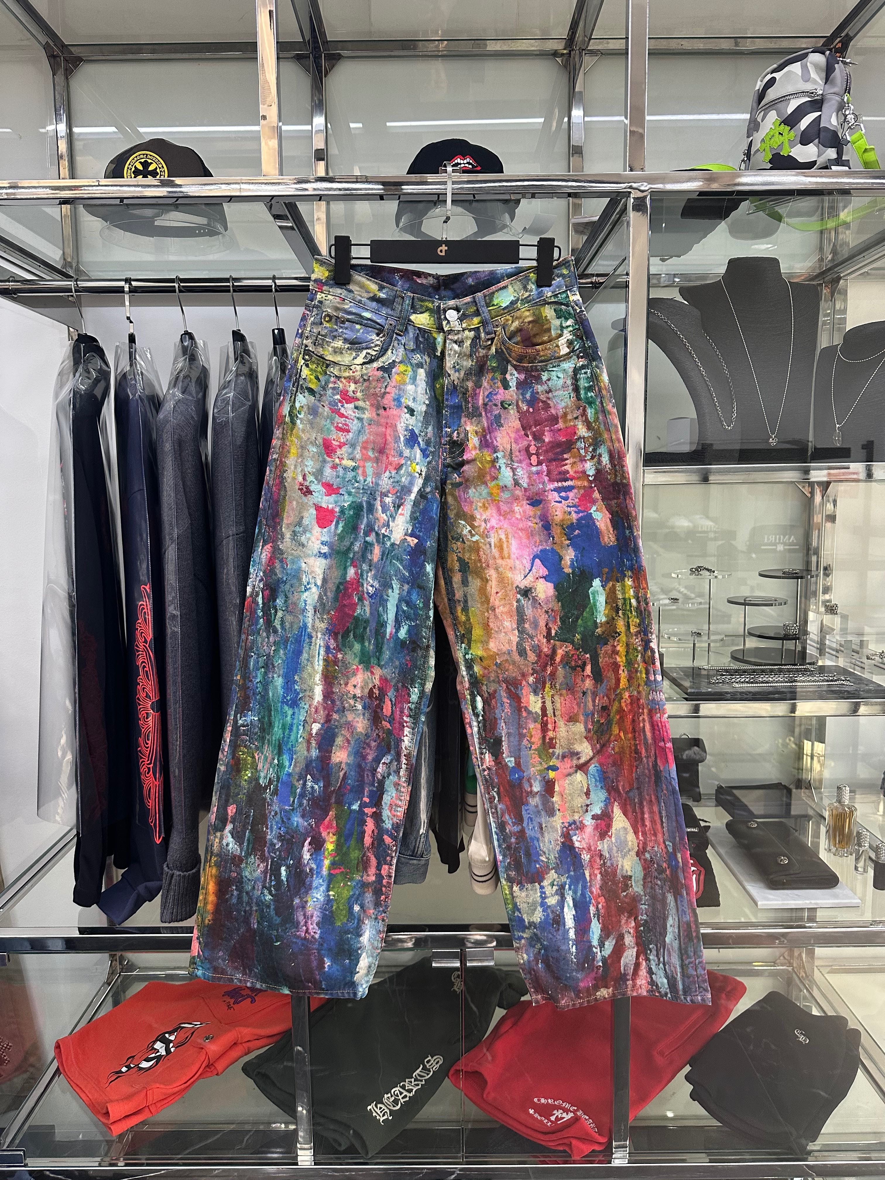 Acne Studios Multi Paint Baggy Fit