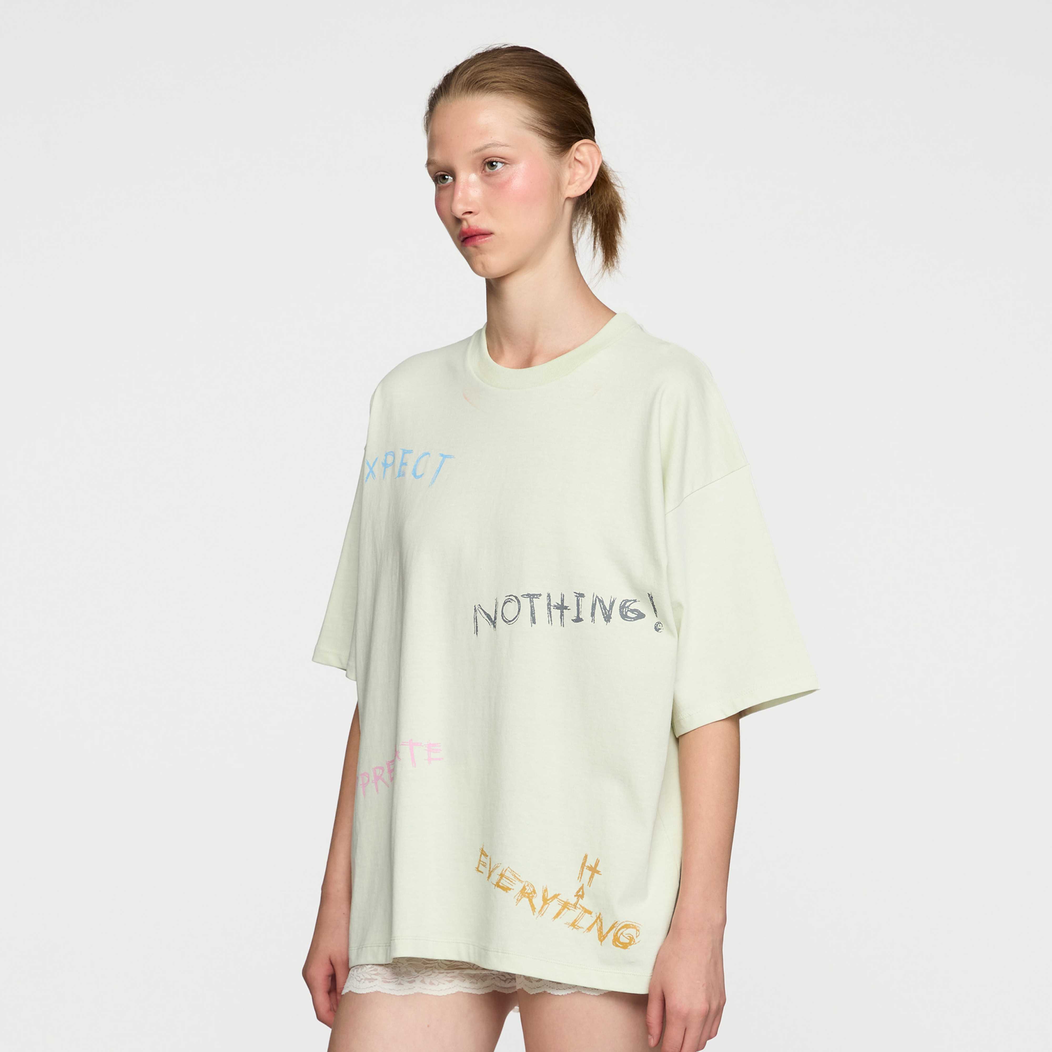 EXPECT NOTHING OVERSIZED TEE