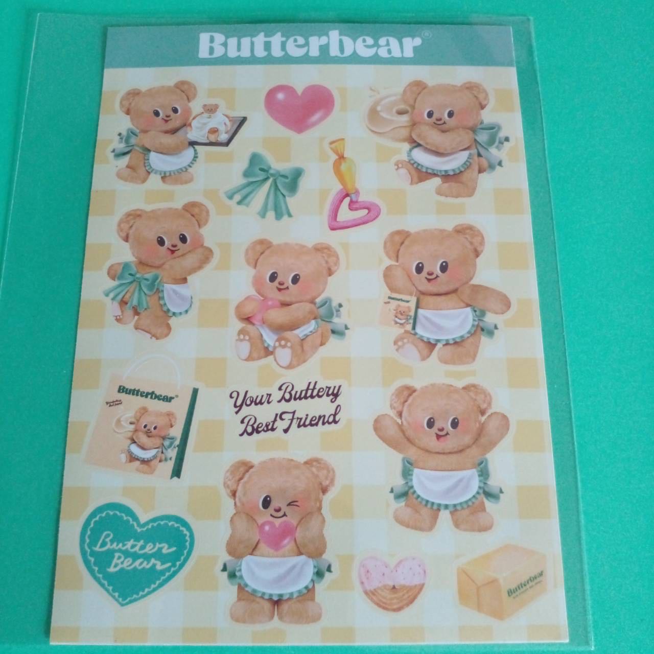 Sticker Butterbear (ของแท้)