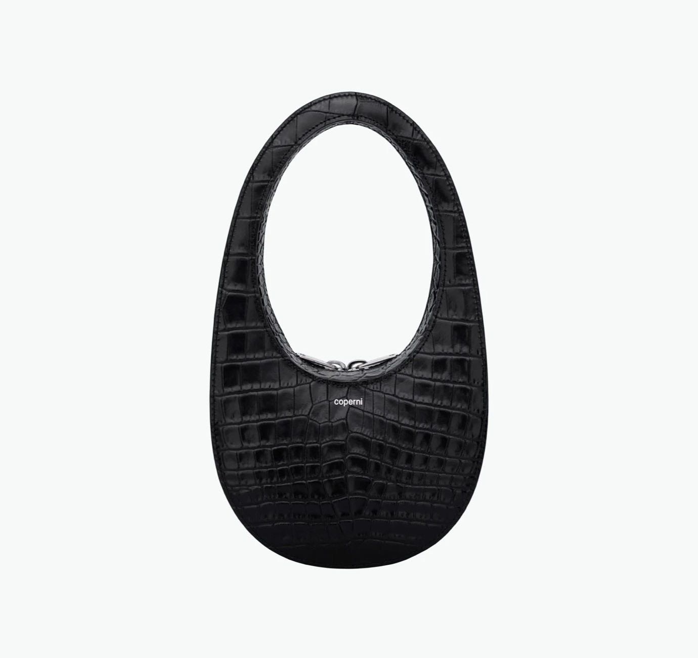 Swipe Bag Black Leather