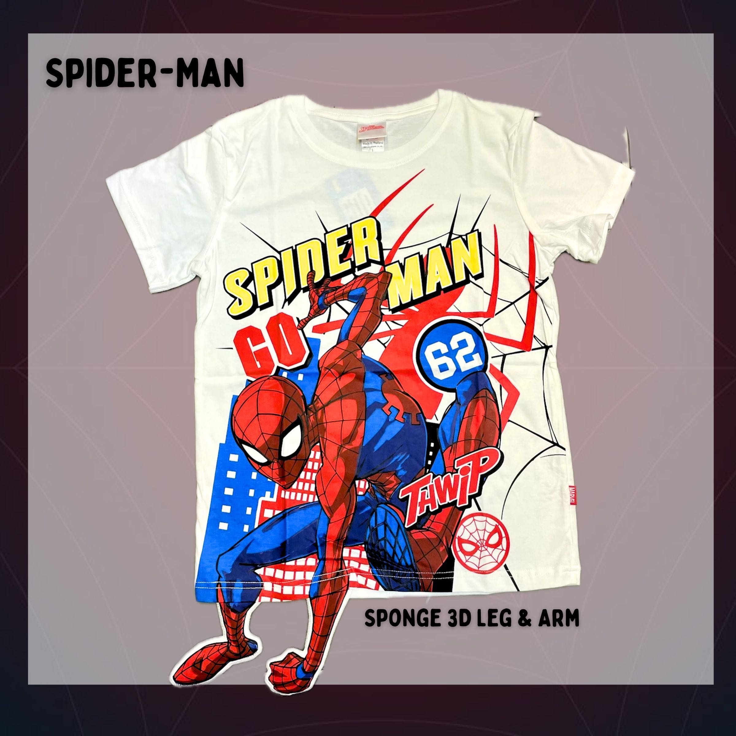 Spiderman 62 3D T-shirt White Size M