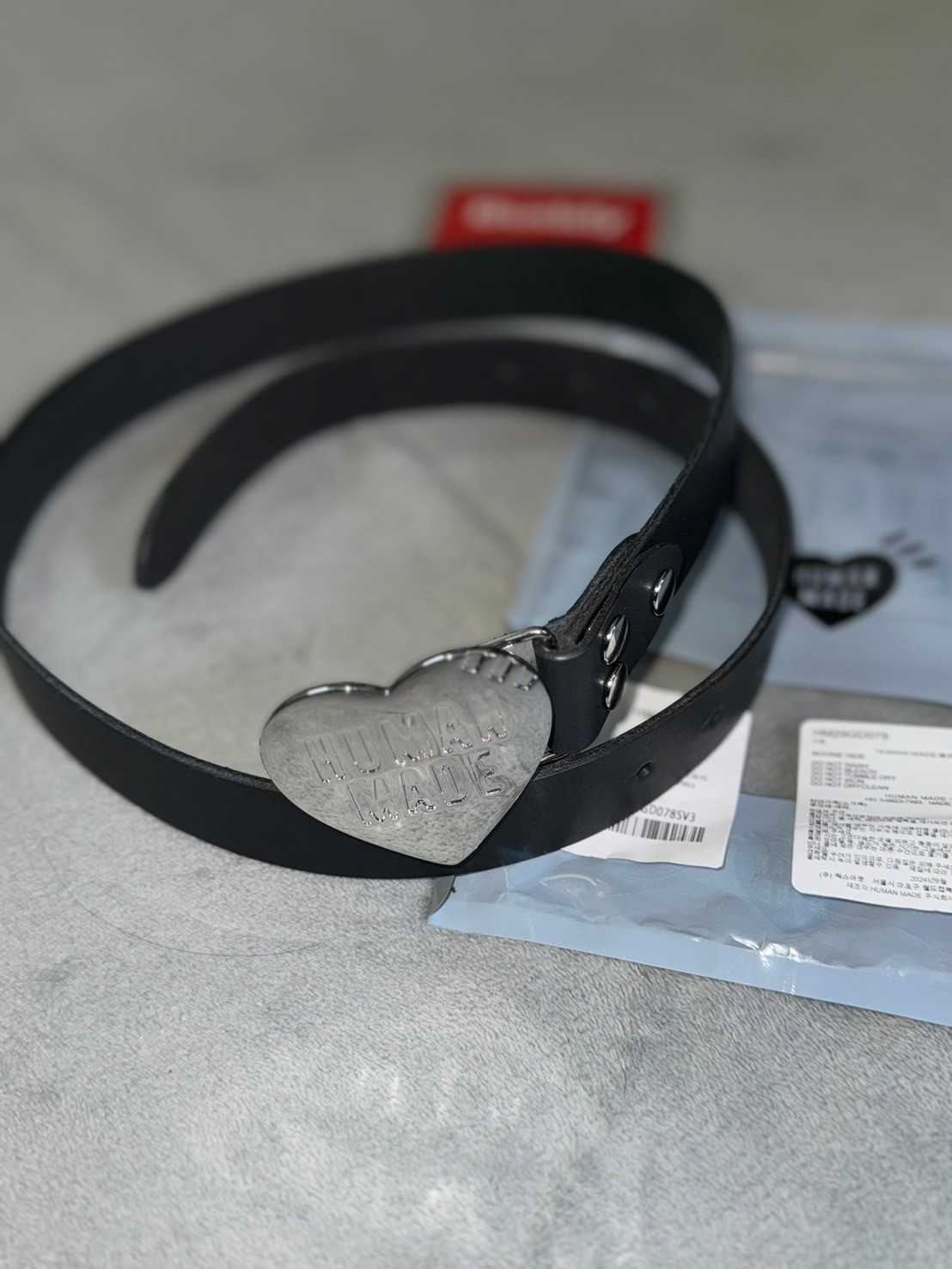 HUMAN MADE HEART LEATHER Belt