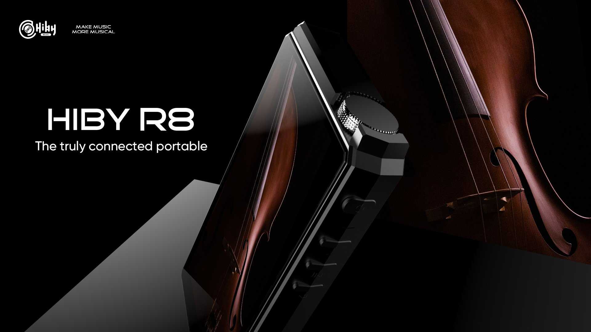 HiBy R8 Dap พกพา ชิป Dual AK4497 DAC รองรับ PCM 32bit/768kHz , DSD512 , MQA support 16x