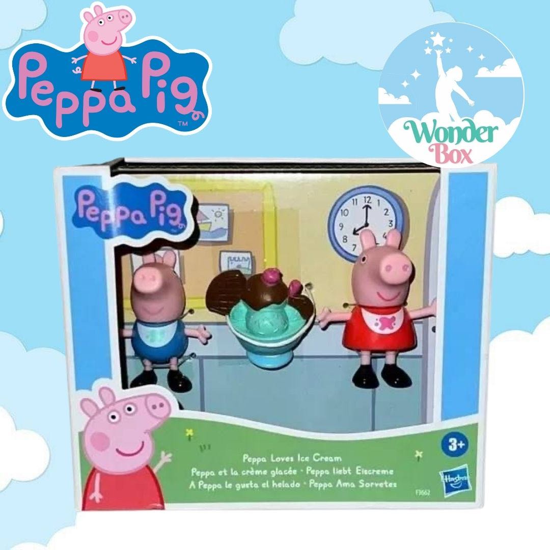 เซ็ตฟิกเกอร์Peppa pig — Peppa loves ice cream toy figure 