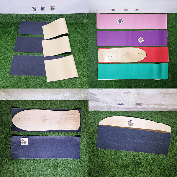 0303 สติ๊กเกอร์กระดาษทราย เซิร์ฟสเก็ต 120x26cm ไม่มีลาย grip tape surf skate longboard cruiser