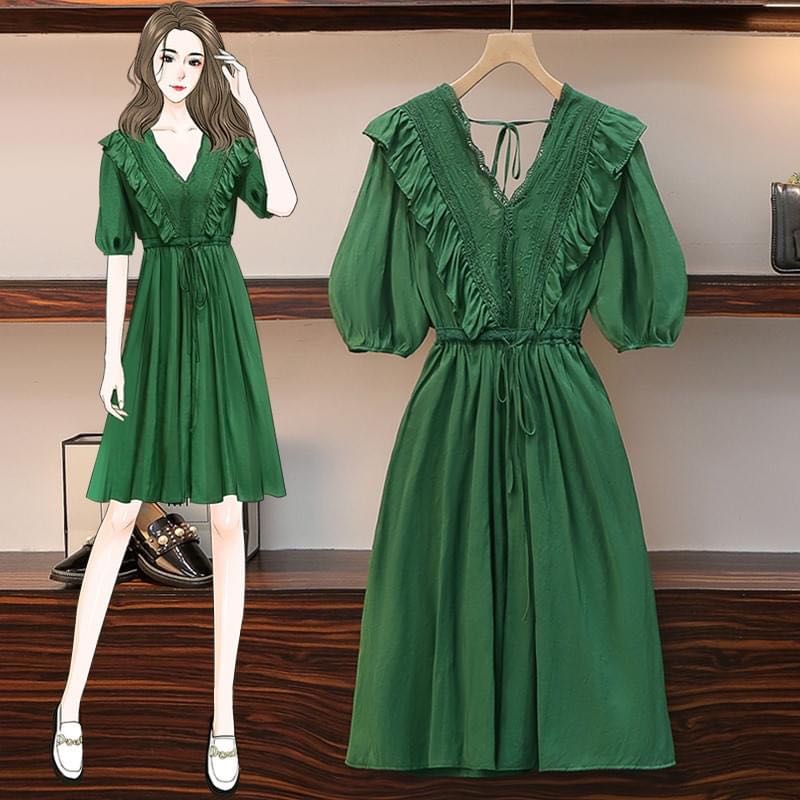เสื้อผ้าพลัสไซส์ เดรสสาวอวบ Plussize Fashion