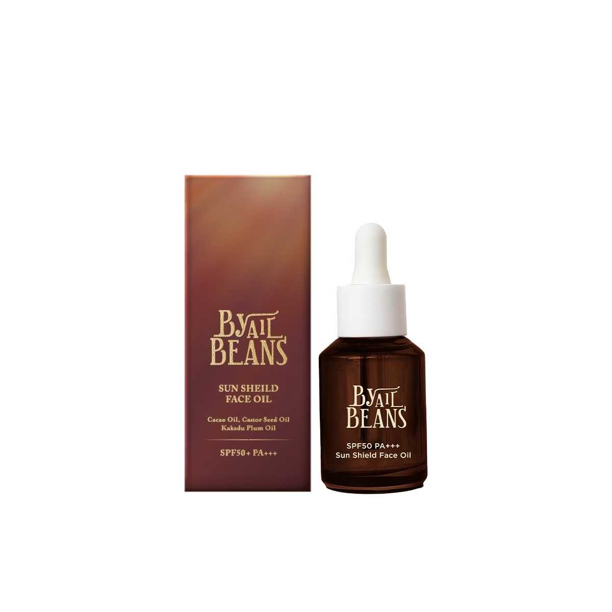 By All Beans Sun Shield Face Oil with SPF50+ PA+++ 30ml.