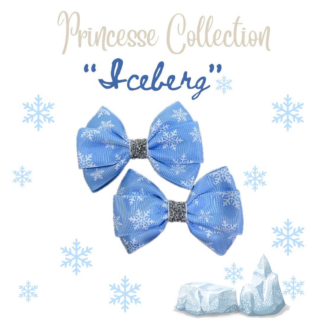 โบว์คู่ Princess Collection  ลาย ICEBERG